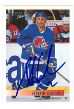 Sylvain Lefebvre autographed Hockey Card (Nordiques) 1995 Topps Premier #364