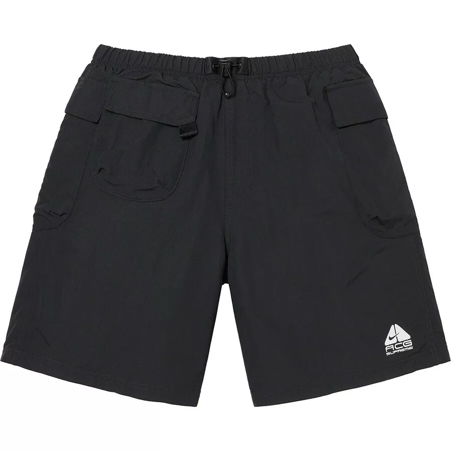 Supreme 22FW Nike ACG Nylon Trail Short noir M à la main