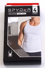 Spyder Assorted Ribbed Tank Top Shirt 4 in Package New in Package Men's 