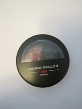 LAURA GELLER BAKED EYE SHADOW DUO~~MAUVE MINT~DAMAGED SCRATCHED COMPACT NEW