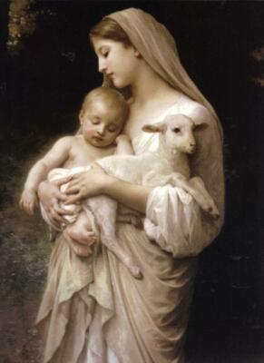VIRGIN MARY BABY JESUS CHRIST GLOSSY POSTER PICTURE PHOTO PRINT