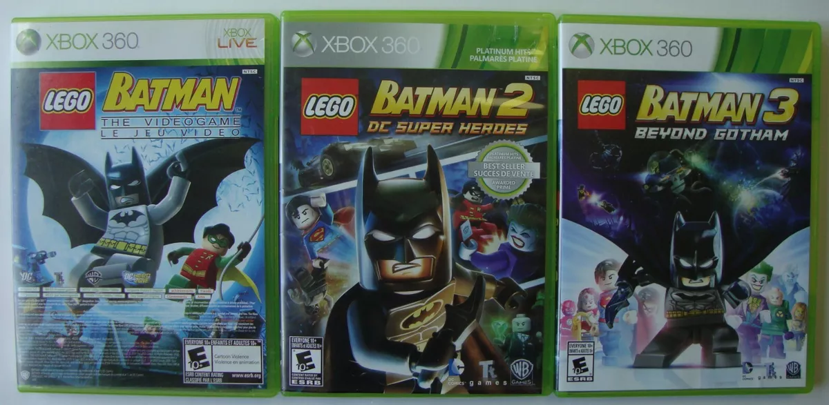 The LEGO Movie Videogame & Lego Batman 3 - Xbox 360 Games Lot of 2