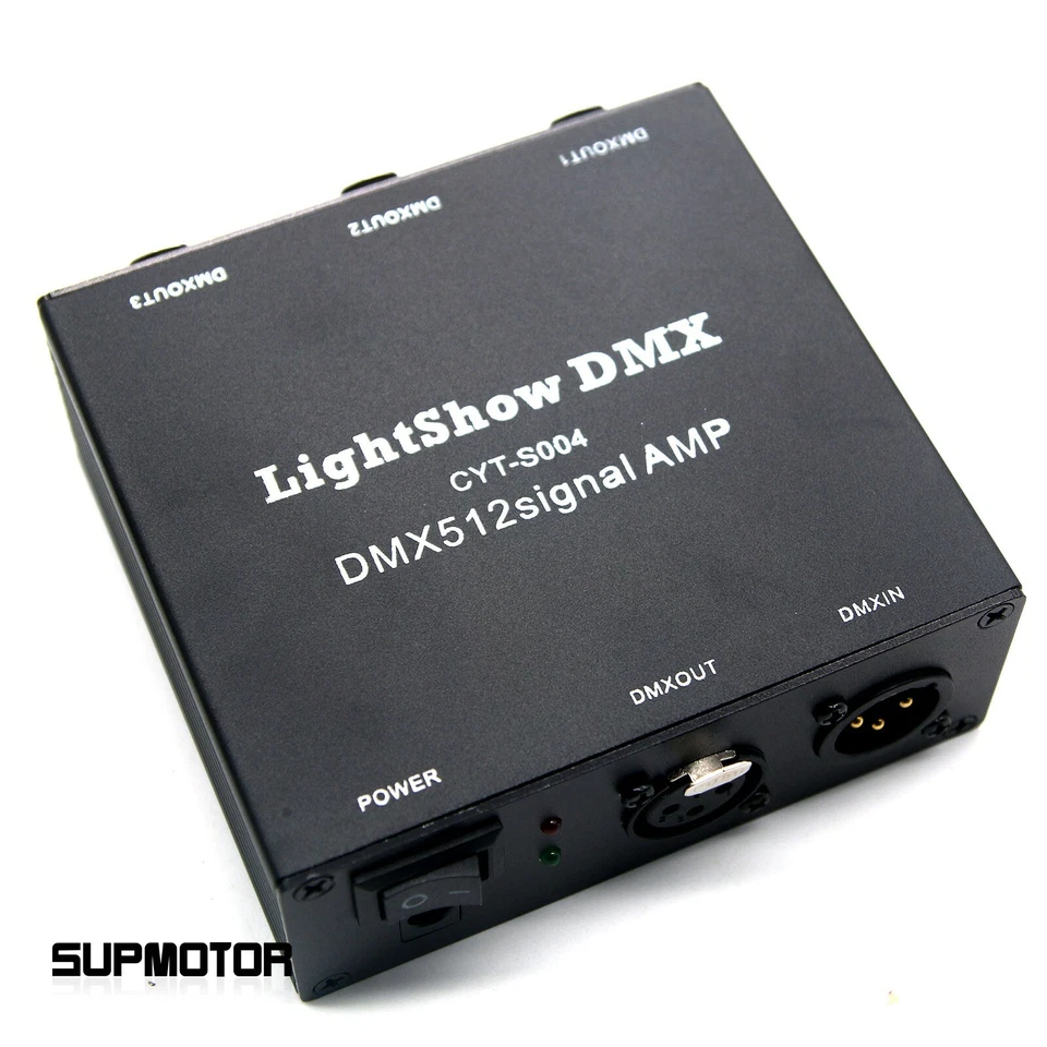 USB DMX512 LED light DMX-Stage Signal Isolation Amplifiers Splitter 1 in 4 Out - Image 4 of 4
