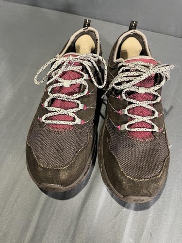 Skechers Go Walk Outdoors Shoes Womens 7.5 Brown Mesh Lace Up Low Top Sneakers - Picture 9 of 12
