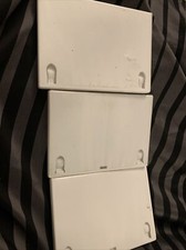 Official OEM Nintendo Wii White Empty Replacement Game Cases Set Lot Of 3