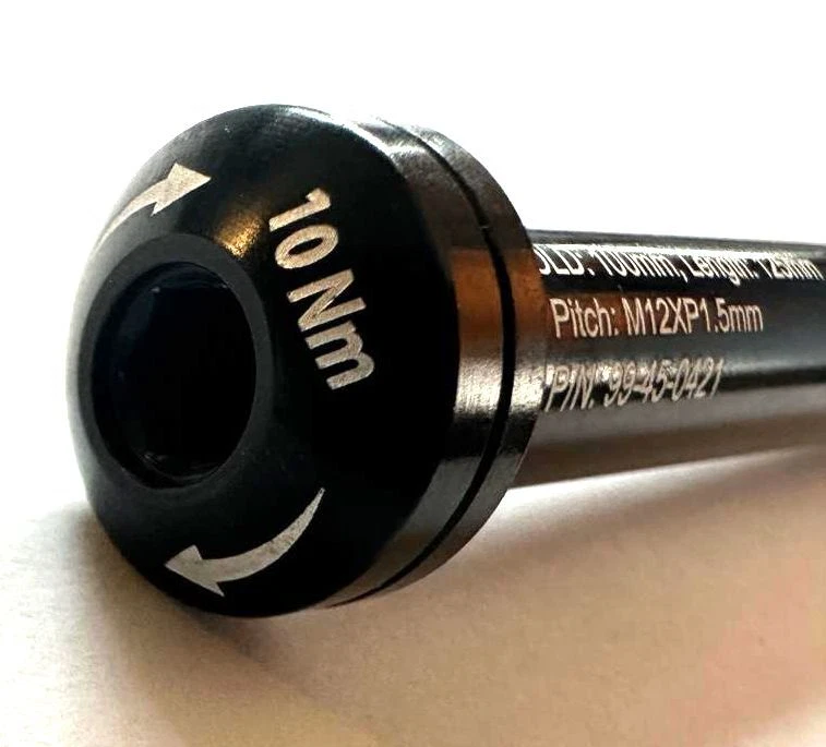 Alloy Bike Front Thru Axle 100mm 12mm x 125mm Bolt Ø12.0*108.0L*M12(P1.5)*17.OL - Image 2 of 4