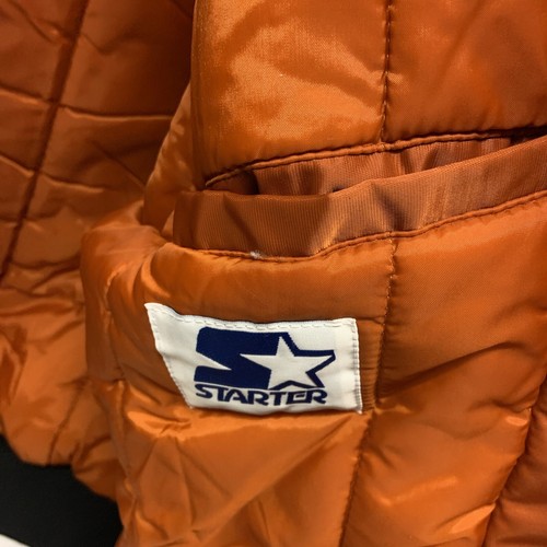 Vintage Chicago White Sox Starter Satin Bomber Jacket XL Orange 90's MLB Men’s - Picture 5 of 7