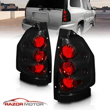 02-09 For GMC Envoy 02-06 Envoy XL Tail Light Brake Lamps Black BLK Assembly