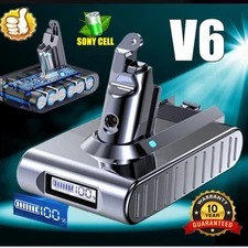 21.6V 9500mAh Battery For Dyson V6 DC58 Animal DC59 SV09 209382-03 W LED Display