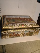 Vintage E. Otto Schmidt Large Biscuit Cookie Tin Ansicht von Nurnberg 1999