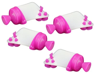 4 X Silicone Poche à Douille Set Gâteau Convertisseur Buses Zuckerglasur Decor - Photo 1/4