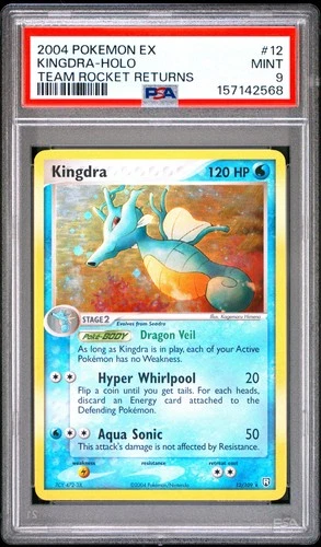 Pokemon Kingdra Holo Team Rocket Returns 12/109 PSA 9