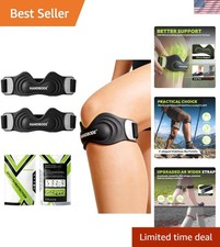Patellar Tendon Support Strap, Silicone Knee Brace for Men Women, Adjustable Pat