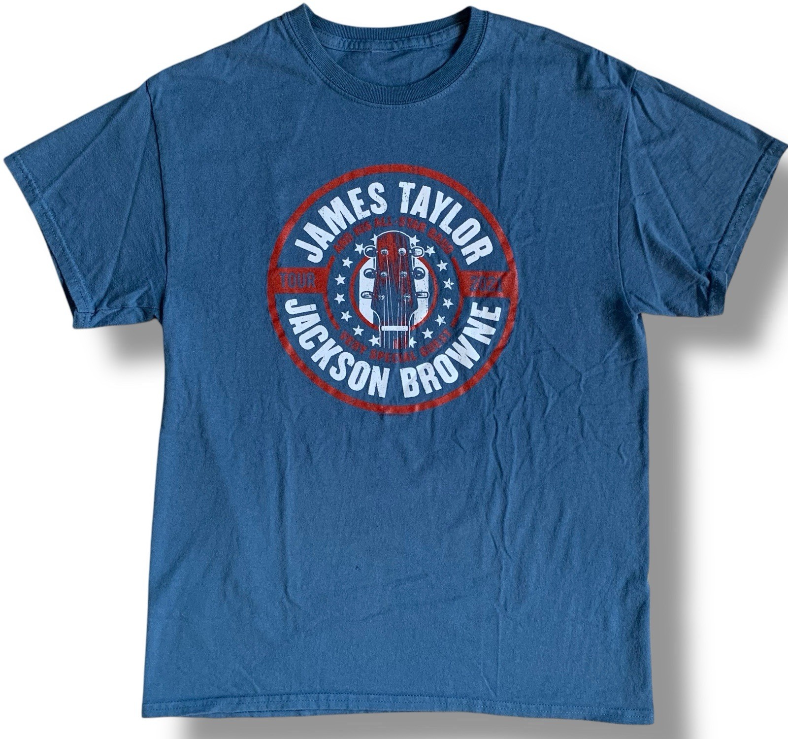 James Taylor and his All-Star Band & Jackson Browne 2021 Concert Sz M T-Shirt