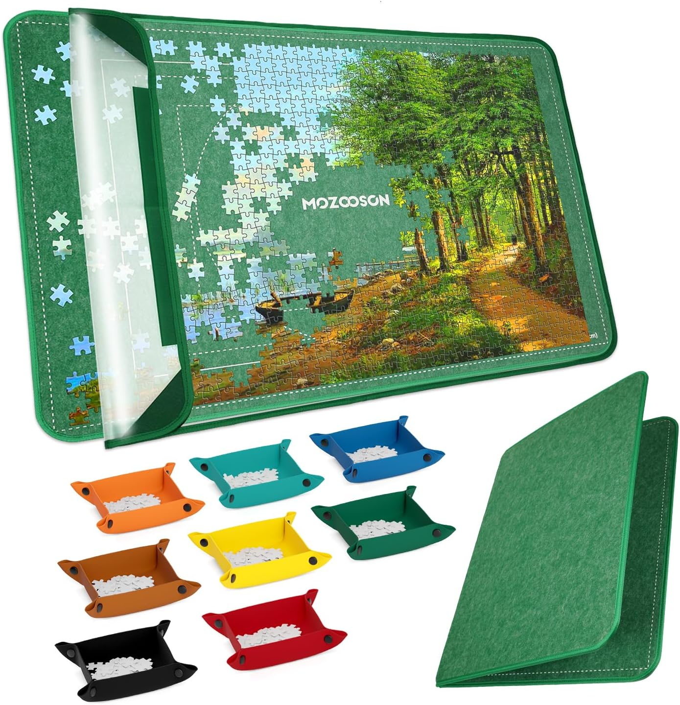 Folding Puzzle Board 105 X 80Cm - 2000 Piece Jigsaw Puzzles, Storage Board with
