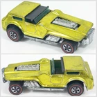 Hot Wheels Redline 71 Yellow HK The Hood Opening Drivers Roof Cover
