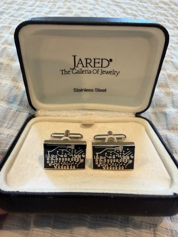 Microchip Cufflinks Stainless Steel (New)