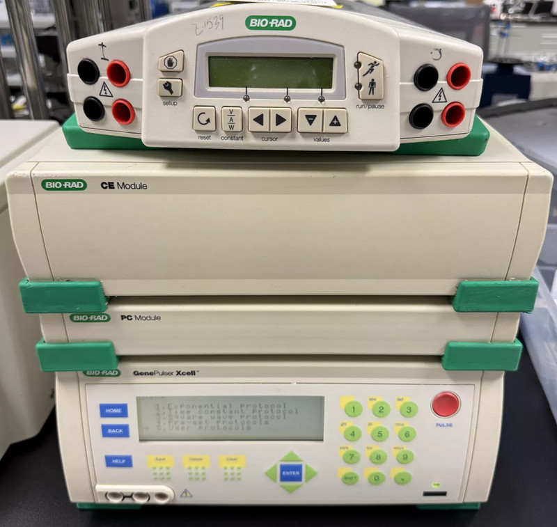 Bio-Rad Gene Pulser Xcell System CE PC Modules + PowerPac HC TESTED WORKING