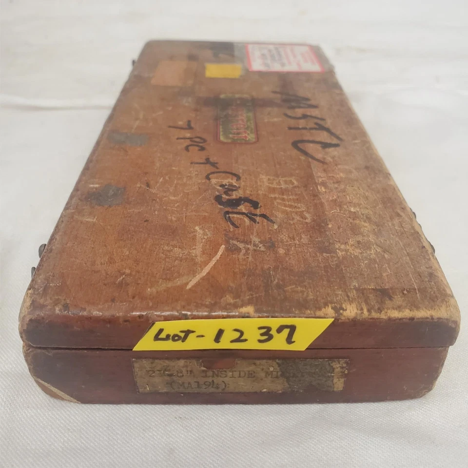 Starrett No.124 Inside Micrometer Set 2" to 12" Engineering Tools LOT-1237 - Image 3 of 4