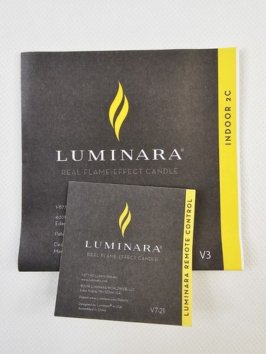 Luminara Set of 3 Blue Flameless Pillar Candles With Remote New - Picture 5 of 7