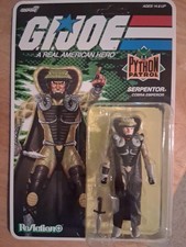 TARGET GI JOE G.I. SUPER7 Reaction Python Patrol SERPENTOR O-Ring 3.75 Figure