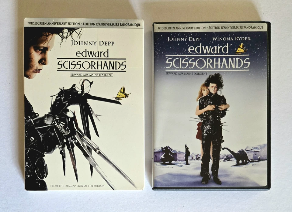 EDWARD SCISSORHANDS Action Figure (McFarlane) + 25th Anniversary Edition DVD Tin - Image 3 of 4