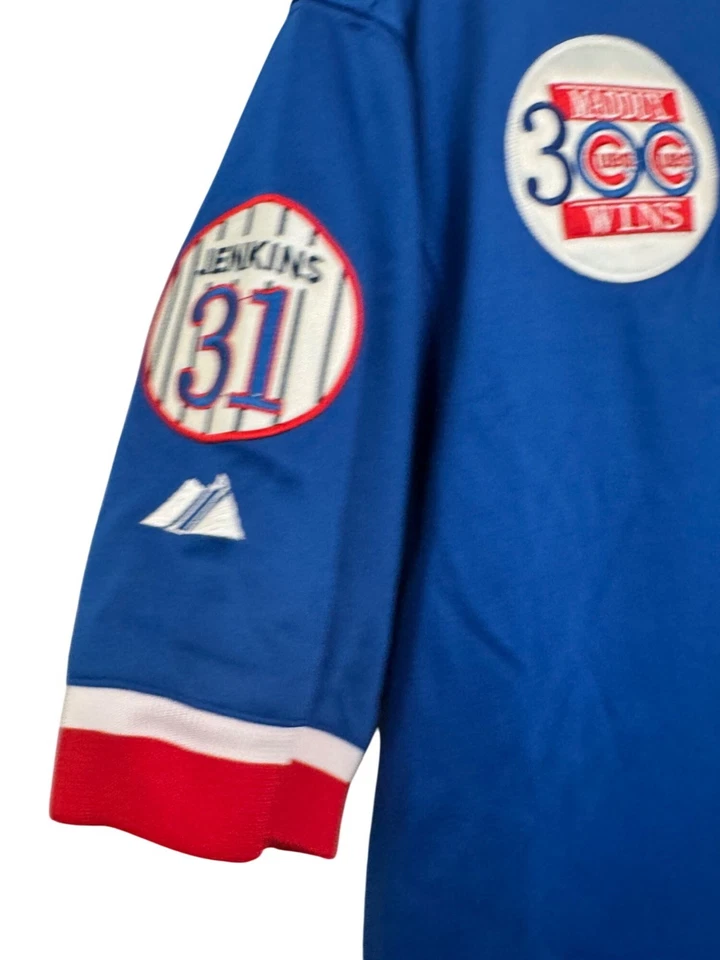 Футболка Mitchell & Ness Greg Maddux MLB размер 50 синяя коллекция кубиков Cooperstown - Изображение 3 из 4