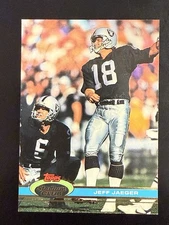 1991 Topps Stadium Club - Jeff Jaeger #221 Oakland Raiders