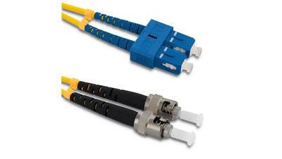 Qoltec Patchcord światłowodowy SC/UPC - ST/UPC Singlemode 9/125 G652D Duplex 2m