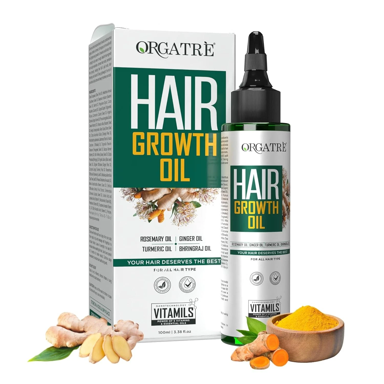 Orgatre Hair Growth Oil For Strong And Healthy Hair 100ml
Opens in a new window or tab