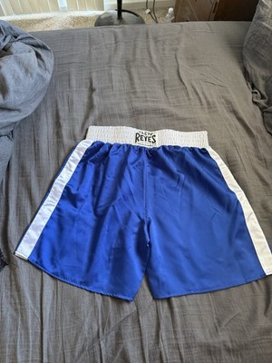 Cleto Reyes Men's Boxing Shorts XL Blue/White, Mexico
