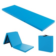 6 ft x 2 ft Portable Gymnastics Tumbling Mat Tri-Fold Folding Exercise Mat Yoga