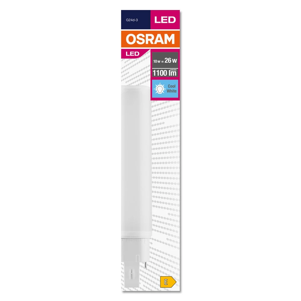 Osram Dulux D LED EM & AC Mains 10W G24d-3 1100lm 2 Pins 840 neutralweiß 4000K - Bild 3 von 3