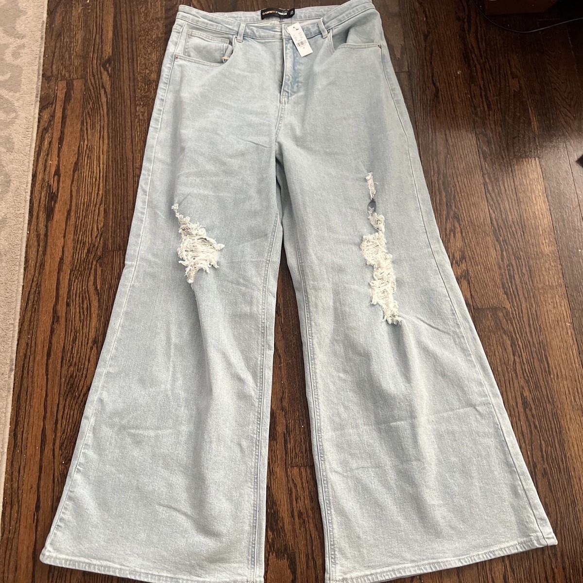 New York and Co Gabrielle Union Wide Leg Jeans Sz 16 NWT | eBay