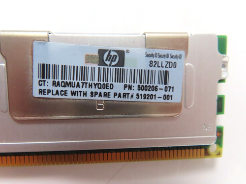 8GB RDIMM 2Rx4 PC3-8500R DDR3 1066MHz (240 Pin) (ECC) Memory for Server - Picture 2 of 2