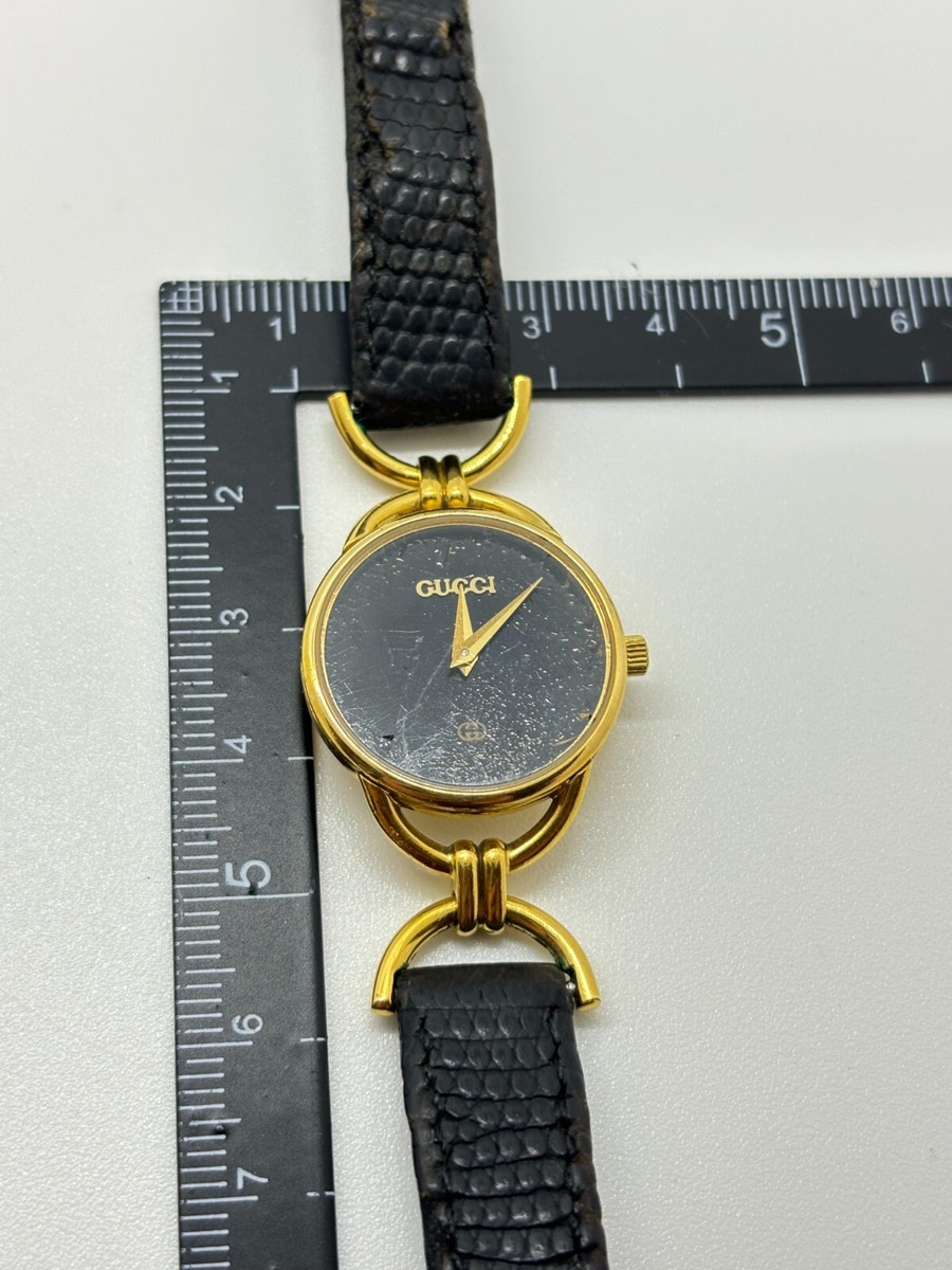 GUCCI 6000L Quartz Case size 23mm for Woman Vintage Watch Used