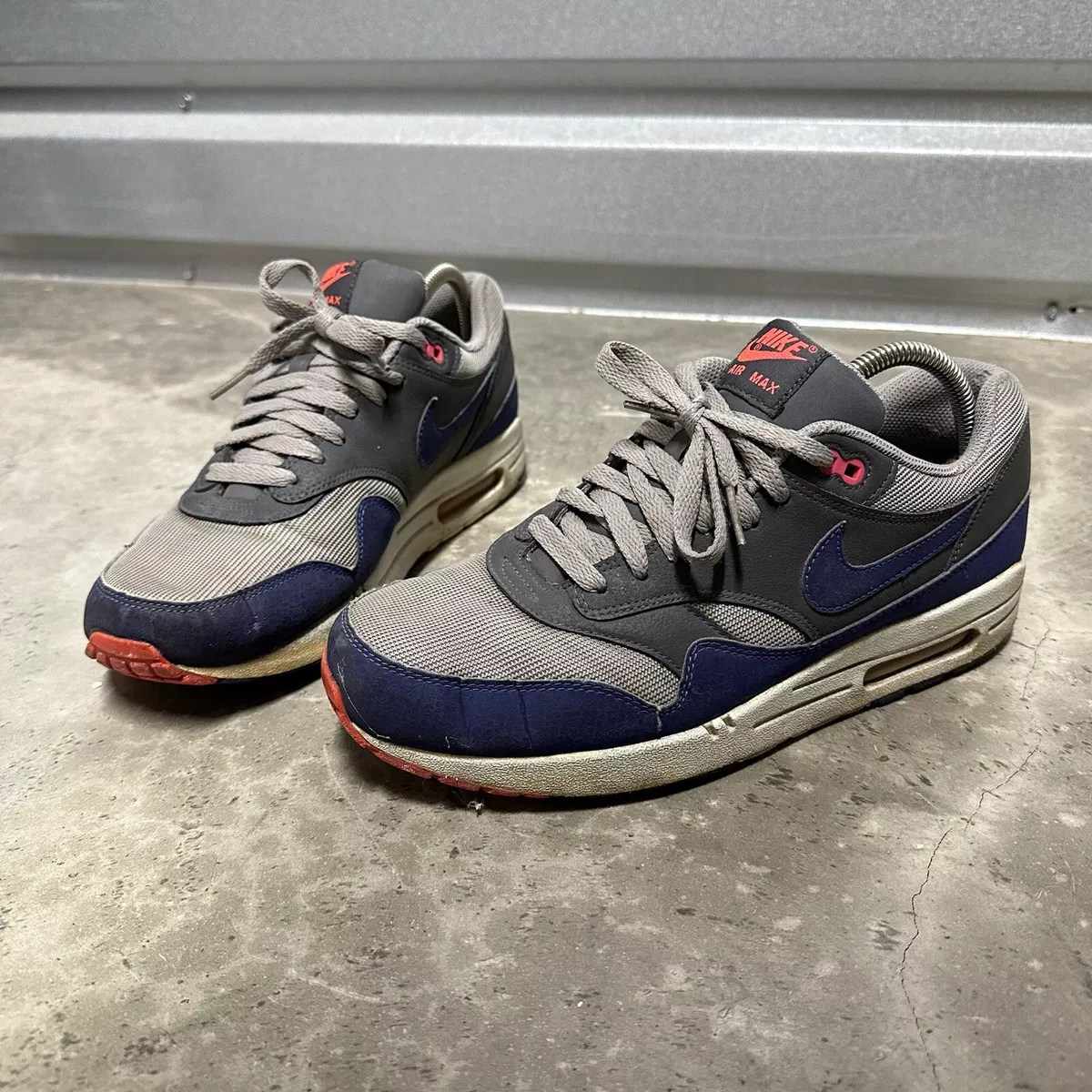 Dislocatie partij type Nike Air Max 1 Essential Men Size 10.5 Ultramarine/Dark Grey 537383-006 |  eBay