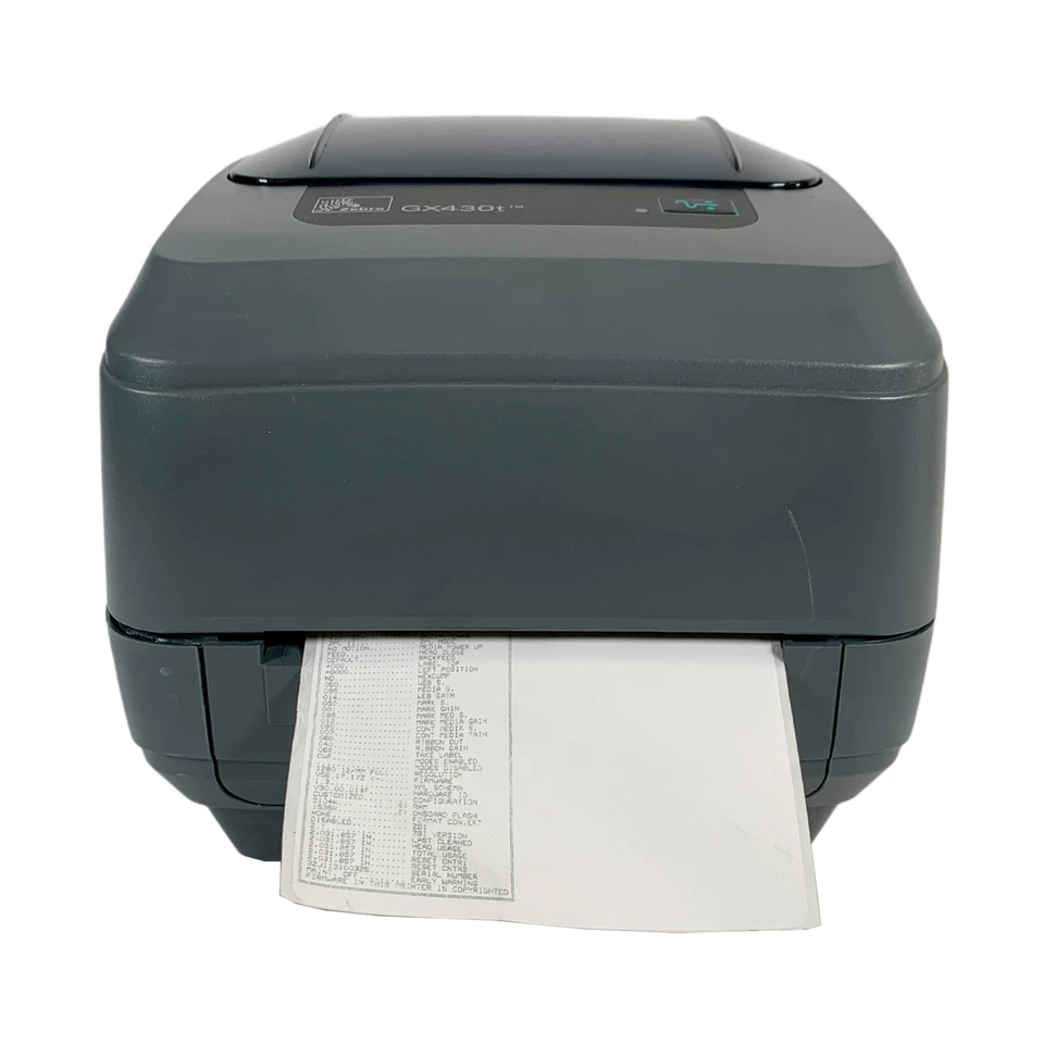 Zebra GX430T Thermal Transfer Barcode Label Printer 300 dpi USB Ethernet Serial - Image 3 of 4