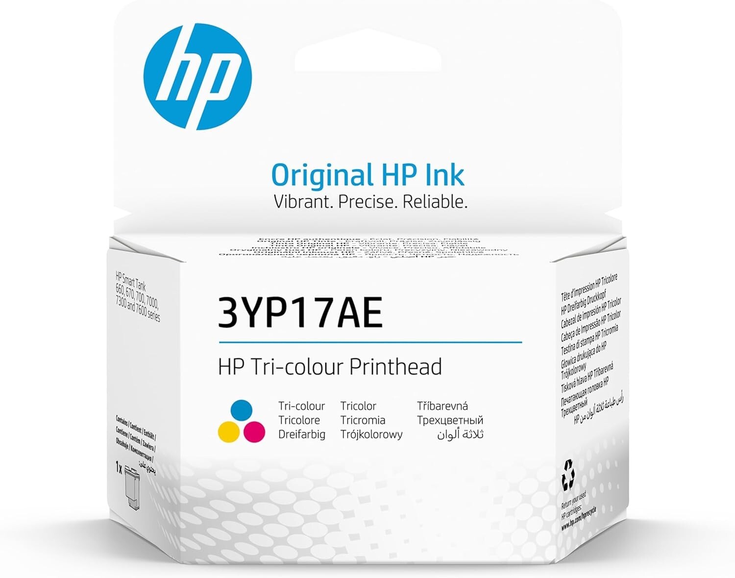 Tête d'impression HP couleur haute prÉcision pour bidon 31 et 32