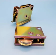 2 PACK Replacement Pella Patio Door Rollers w/flange fits NEW Style ~P-4998-FLR