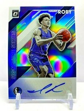 2019 Panini Optic Rookie Signature Series Silver Prizm Isaiah Roby Dallas Mavs