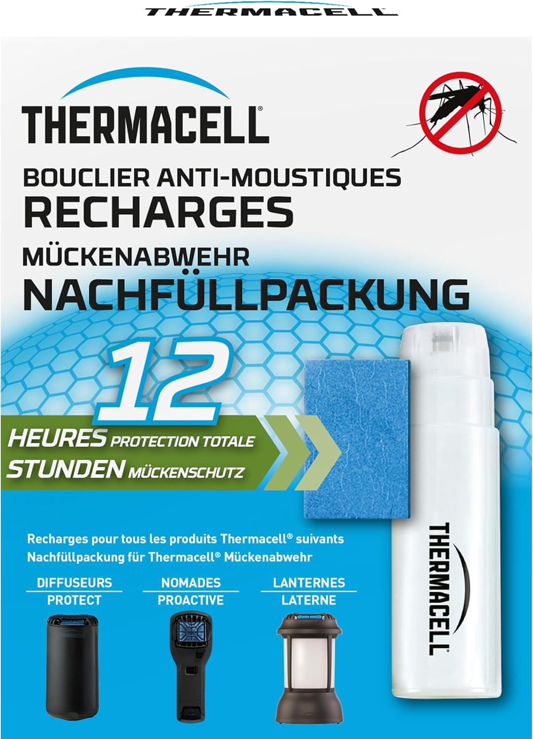 Thermacell Mückenabwehr Nachfüllpack 12h 3 Wirkstoffplättchen & 1