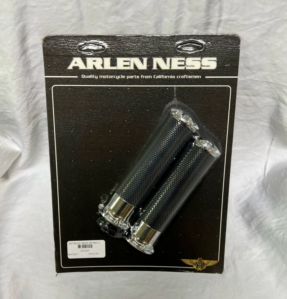 Arlen Ness AGARRES BISELADOS MÉTRICOS LARGOS (M-1324) Foto 2 de 4