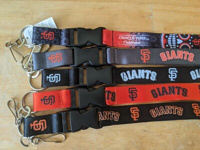 San Francisco Giants Lanyard Key Ring Keychain ID Holder