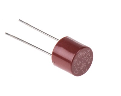 2X FUSIBLE Microfusible Littelfuse 382 0,5A 1A 2A À Souder PCB Retardé ...