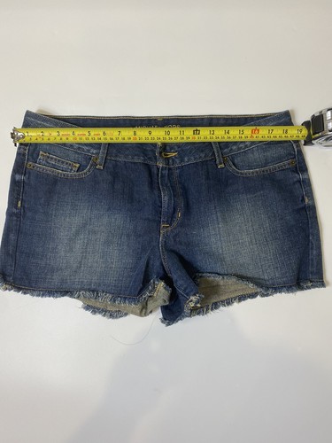 Michael Kors Jeans Cut-Offs Mid-Rise Blue Denim Stretch Shorts Womens Size 8. - Picture 4 of 5