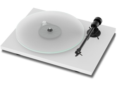 Pro-Ject T1  Plattenspieler Matt weiß (Ausstellungsstück) (Ortofon OM 5E)