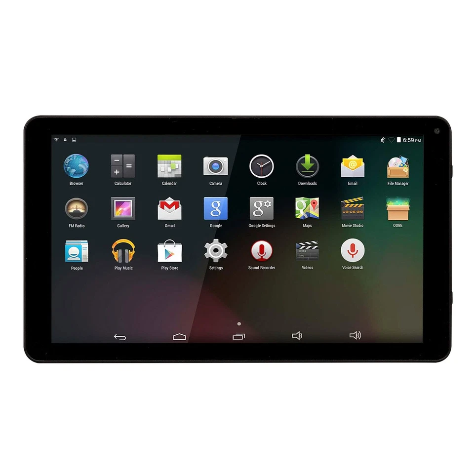 10 Zoll Denver Tablet PC 10.1" Android 8.1 GO WLAN 1,2 Ghz MicroSD Kamera WiFi - Bild 2 von 3