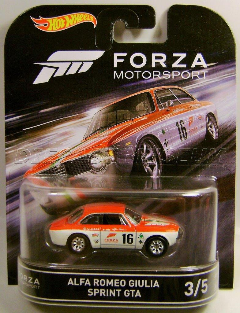 ALFA ROMEO GIULIA SPRINT GTA RR FORZA MOTORSPORT 3/5 HOT WHEELS