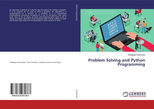 Problem Solving And Python Programming von Kaliappan Annamalai (2019 ...